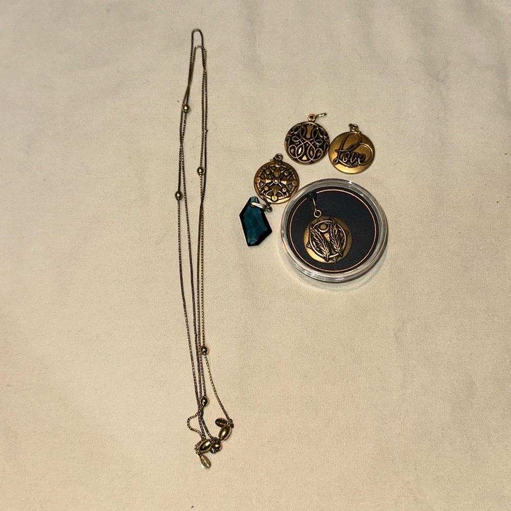 Alex and Ani Necklace and Charm Set